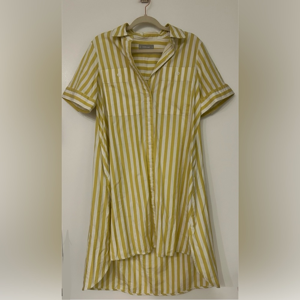 Everlane Yellow Striped Dress